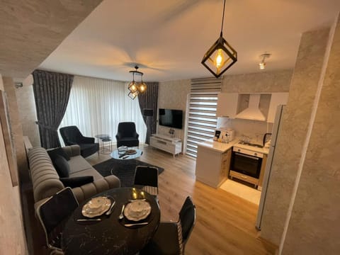 Communal lounge/ TV room, TV and multimedia, Kitchen or kitchenette, Living room, Seating area, Evening entertainment