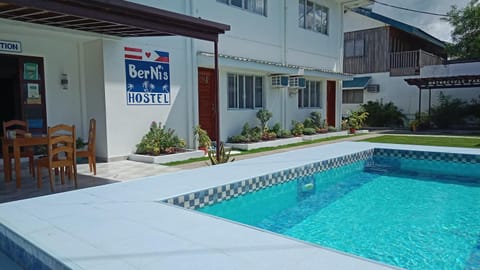 Property building, Pool view