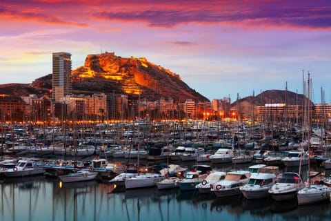 Neighbourhood, City view, Street view, Sunset