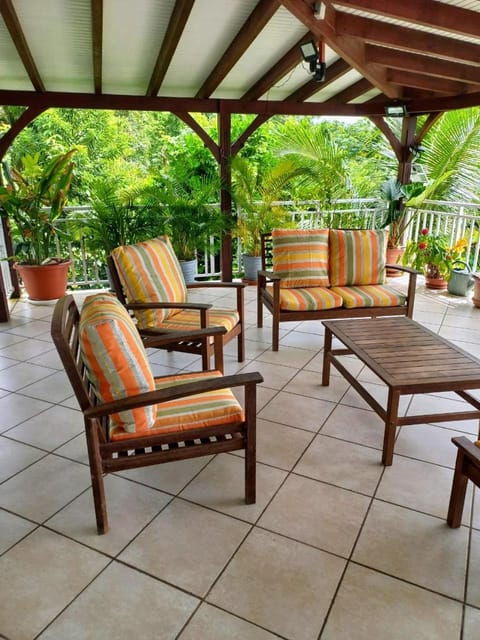 Balcony/Terrace, Seating area, Garden view, sunbed