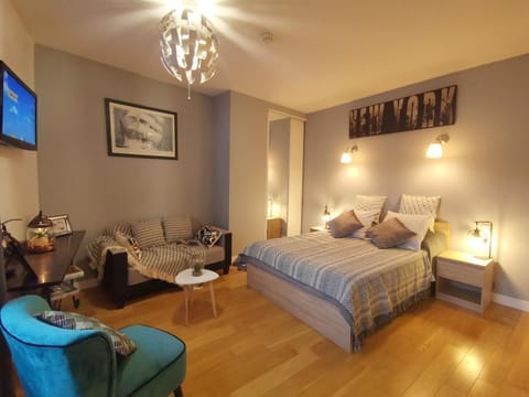 TV and multimedia, Photo of the whole room, Seating area, Bedroom