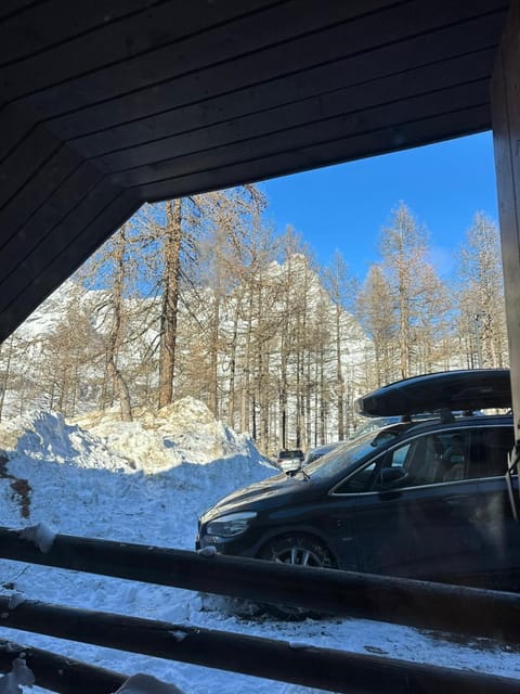 Natural landscape, Winter, Parking