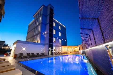 Property building, Pool view, Swimming pool