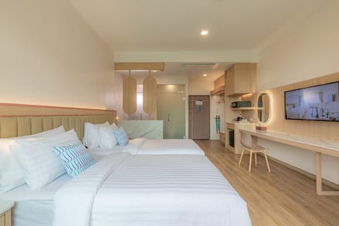 Bed, TV and multimedia, Photo of the whole room, Bedroom, air conditioner