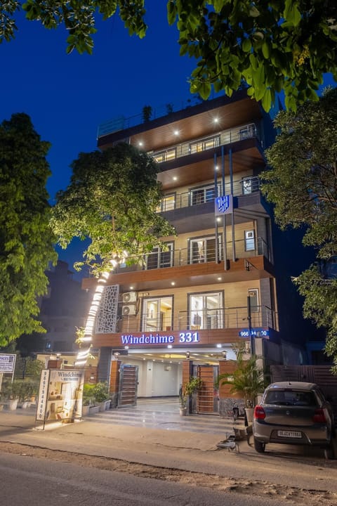 Property building, Night, Street view
