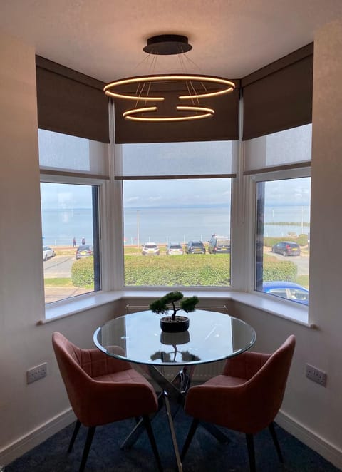 Dining area, Beach, Sea view