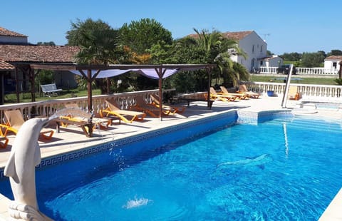 Pool view, Swimming pool, sunbed