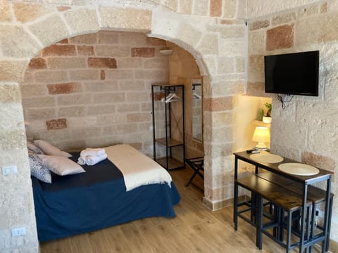 Bed, TV and multimedia, Living room, Photo of the whole room, Seating area, Bedroom