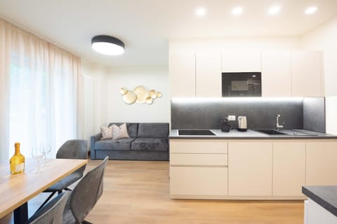 Kitchen or kitchenette, Living room