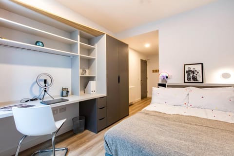 Bed, Bedroom, wardrobe