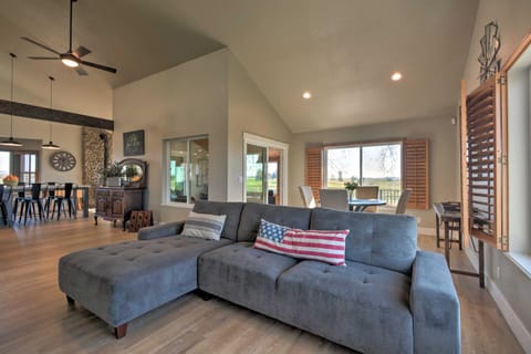 Picturesque Farmhouse on Working Almond Ranch House in Sierra Nevada