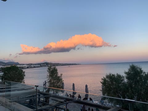 Natural landscape, Sea view, Sunset
