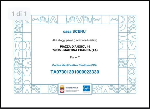 SCENU' Apartment in Martina Franca