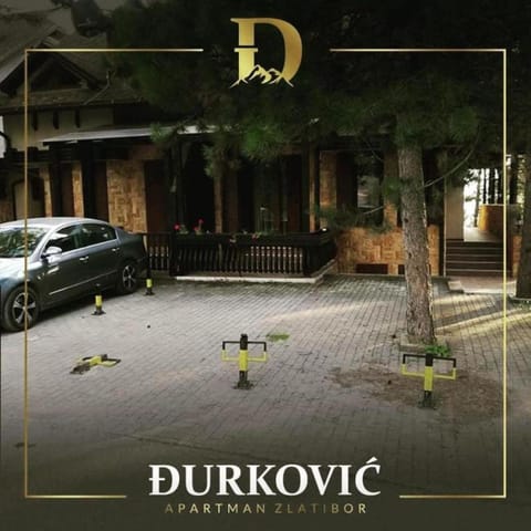 Property building, Property logo or sign, Property logo or sign, Parking