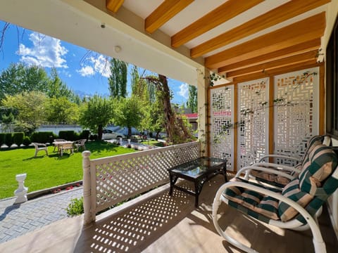 Patio, Garden, Seating area, Garden view
