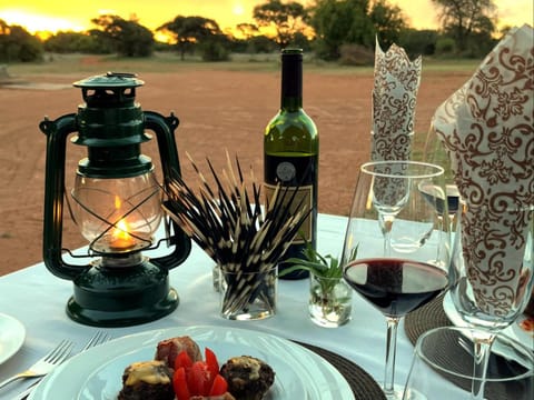BBQ facilities, Food and drinks