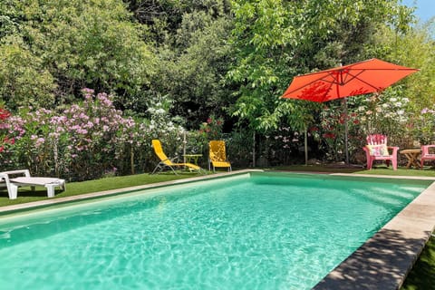 Property building, Living room, Swimming pool
