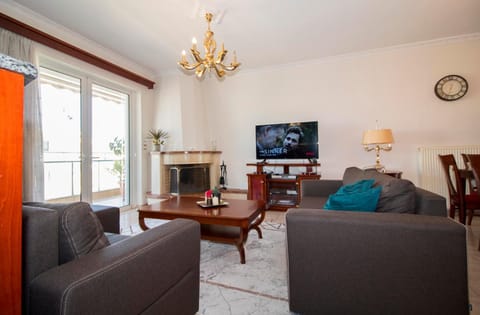 Living room, air conditioner