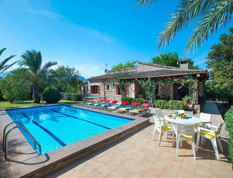 Property building, Living room, Swimming pool