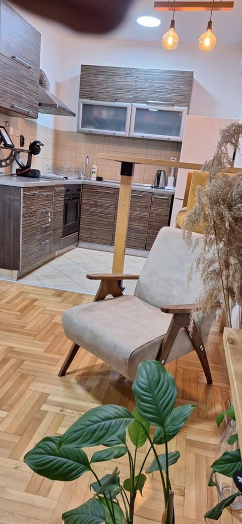 Kitchen or kitchenette, Living room, Dining area