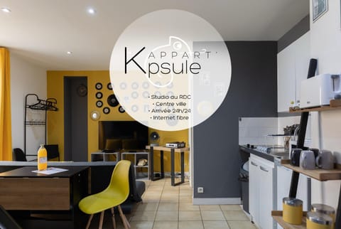 L'appart K-psule - Design, tout confort, centre-ville, 3 pers Apartment in Le Mans