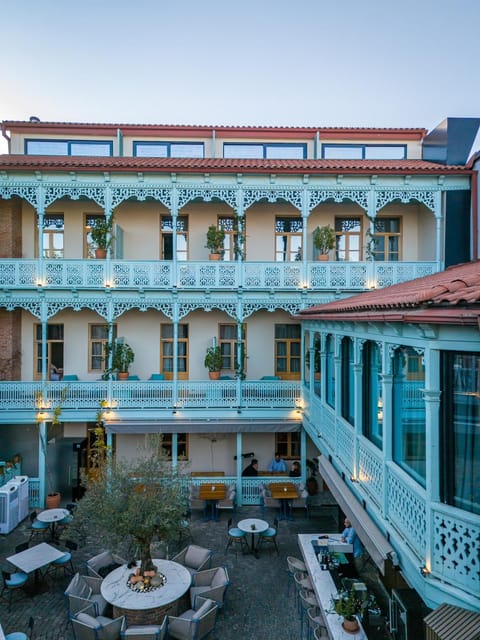 Property building, View (from property/room), Balcony/Terrace, Inner courtyard view