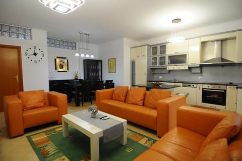 Living room, Seating area, Dining area