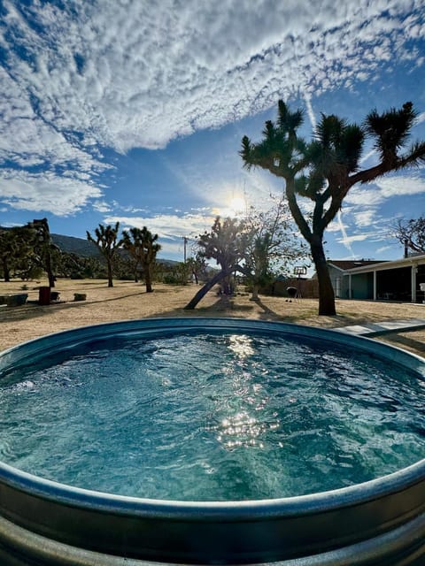 Natural landscape, Mountain view, Pool view
