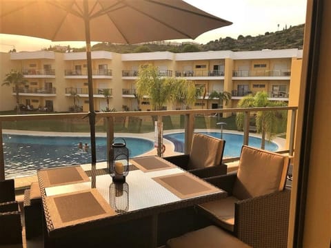 Patio, Pool view
