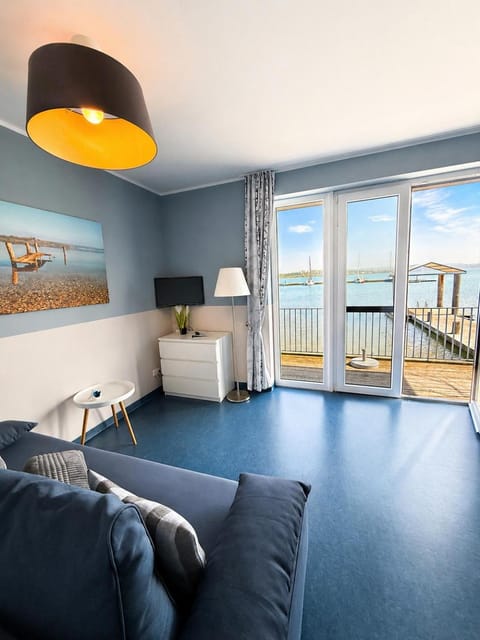 Summer, TV and multimedia, Balcony/Terrace, Living room, Lake view, Time of day