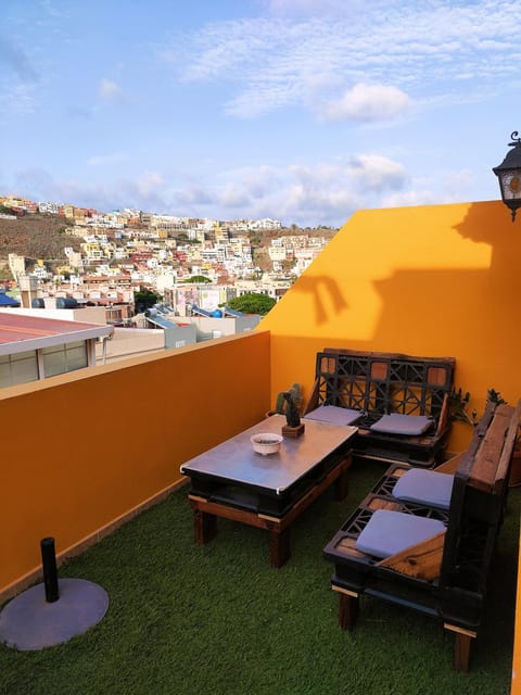 Day, Natural landscape, View (from property/room), Balcony/Terrace, Mountain view