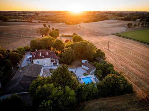 Property building, Sunset