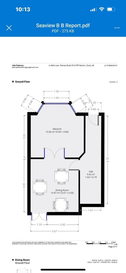Seaview B&B Bed and Breakfast in Tendring District