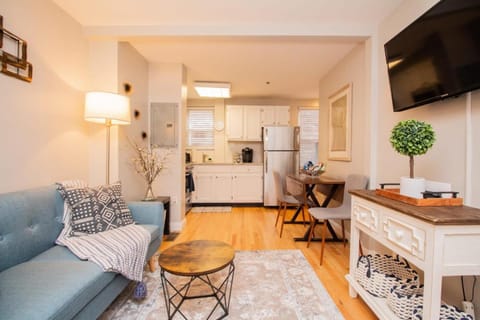 Living room, kitchen