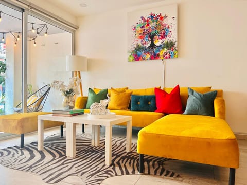 Espectacular departamento/estacionamiento, 3 TV’s Apartment in Mexico City