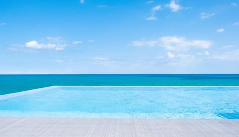 Pool view, Sea view, Swimming pool