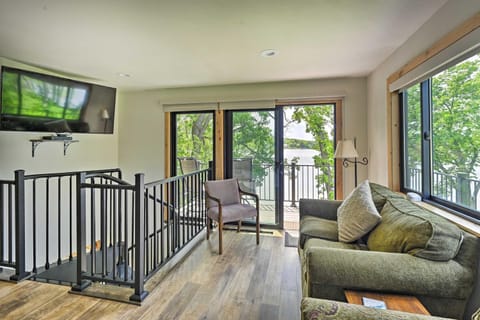 Happys Haven Cabin with Gas Grill and Fire Pit! Cabin in Lake Wisconsin