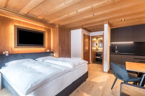 Property building, Living room, Bedroom