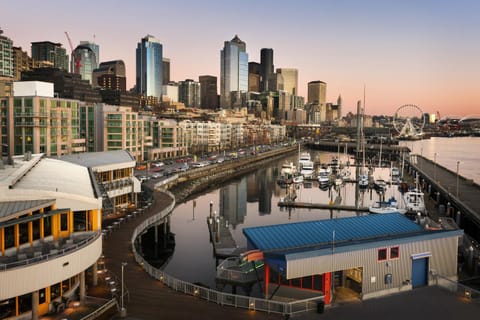 Sunsets over Sound House in Des Moines