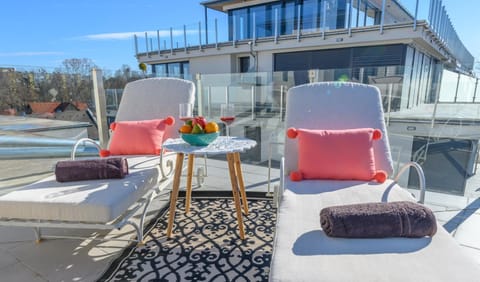 Property building, Patio, View (from property/room), Balcony/Terrace, Balcony/Terrace, sunbed