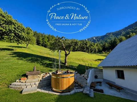Natural landscape, Garden, Hot Tub, Seating area, Mountain view
