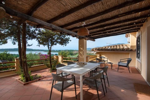 Natural landscape, View (from property/room), Balcony/Terrace, Dining area, Lake view, Sea view