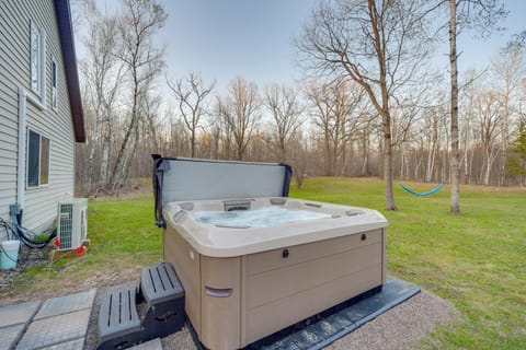 Cozy Birchwood Retreat on UTV Trail with Hot Tub! House in Wisconsin