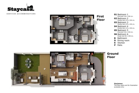 Spacious 6-Bed with Large Patio and Free Parking House in Manchester