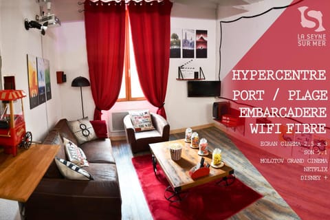 L'Aparté H24,Cosy,Port,Plage,Wifi,Netflix Apartment in La Seyne-sur-Mer