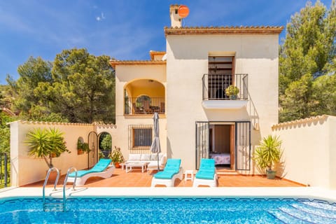 Property building, Living room, Swimming pool