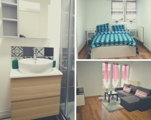 Bathroom, Living room, Bedroom