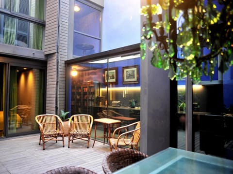 Property building, Patio