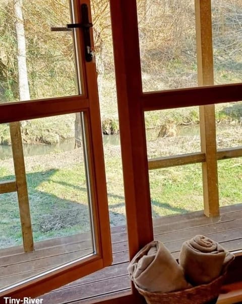 Tiny-river Chalet in Wallonia, Belgium