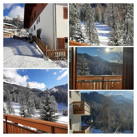 Property building, Winter, Balcony/Terrace, Mountain view